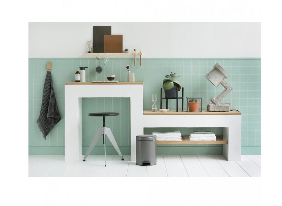 Brabantia Pedálový odpadkový koš newIcon - 5 L, platinová