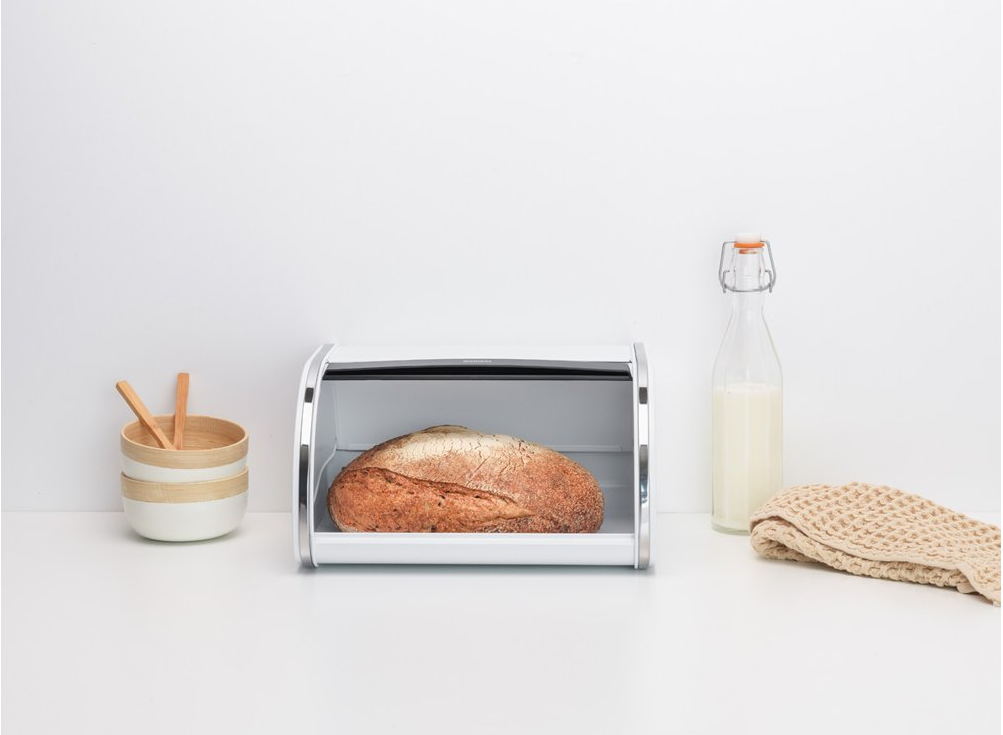 Brabantia Chlebník Roll Top - střední, bílá