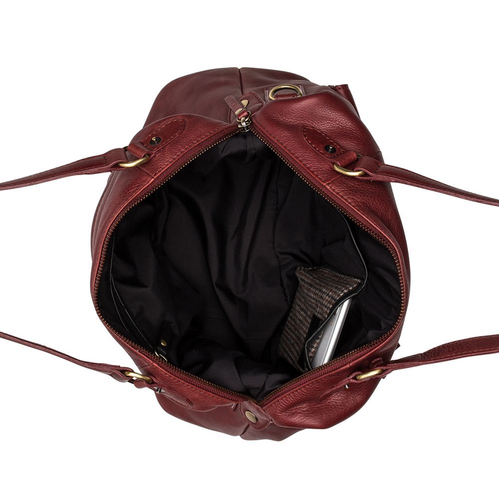 Kožená dámská kabelka Handbag S Burkely červená 54624753 TOTÁLNÍ VÝPRODEJ