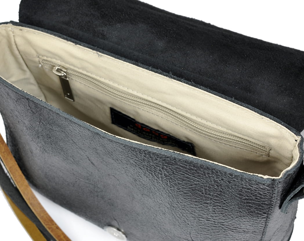 Dámská kožená crossbody kabelka černá Daag Jazzy Wanted 114 TOTÁLNÍ VÝPRODEJ
