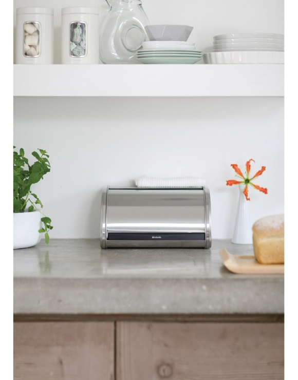 Brabantia Chlebník Roll Top - střední, matná ocel