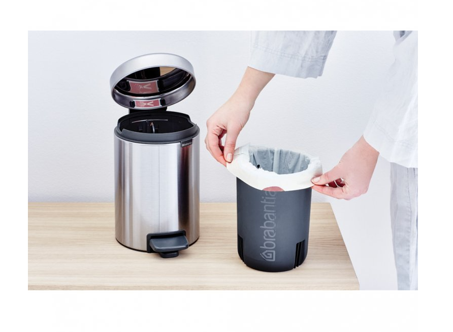 Brabantia Pedálový odpadkový koš newIcon - 3 L, matná ocel FPP