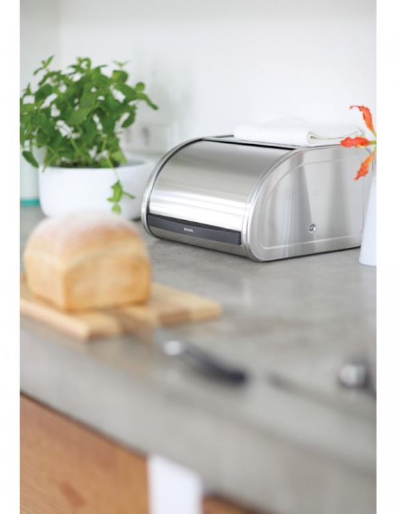 Brabantia Chlebník Roll Top - střední, matná ocel