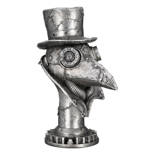 Dekorační soška Steampunk Vrána 23 cm VÝPRODEJ