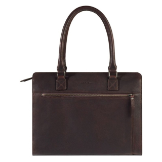 Dámská kožená taška na notebook Handbag M 14" Burkely hnědá TOTÁLNÍ VÝPRODEJ