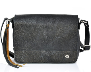 Dámská kožená crossbody kabelka černá Daag Jazzy Wanted 114 TOTÁLNÍ VÝPRODEJ