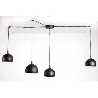 Závěsné svítidlo SPIDER Tester 4 NP černé