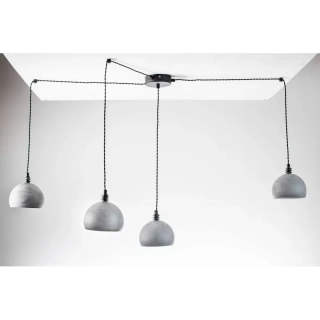 Závěsné svítidlo SPIDER Tester 4 NP beton černé