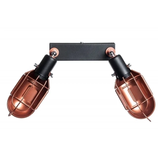 Nástěnné svítidlo loftové MECHANICAL 2 měděné