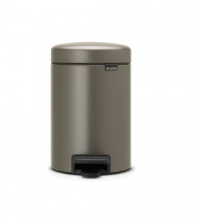Brabantia Pedálový odpadkový koš newIcon - 3 L, platinová