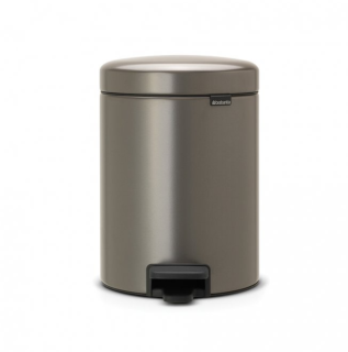 Brabantia Pedálový odpadkový koš newIcon - 5 L, platinová