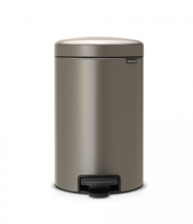 Brabantia Pedálový odpadkový koš newIcon - 12 L, platinová