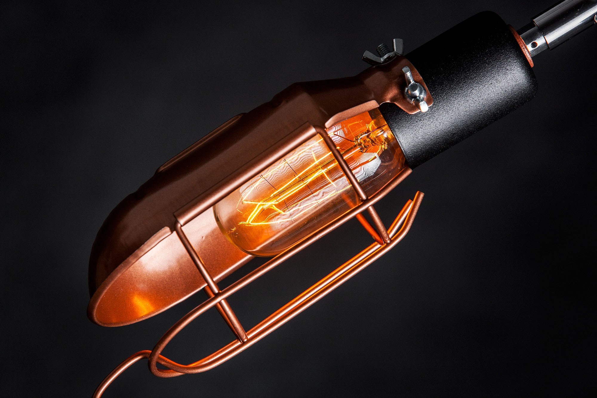 Stropní svítidlo loftové MECHANICAL 2 měděné