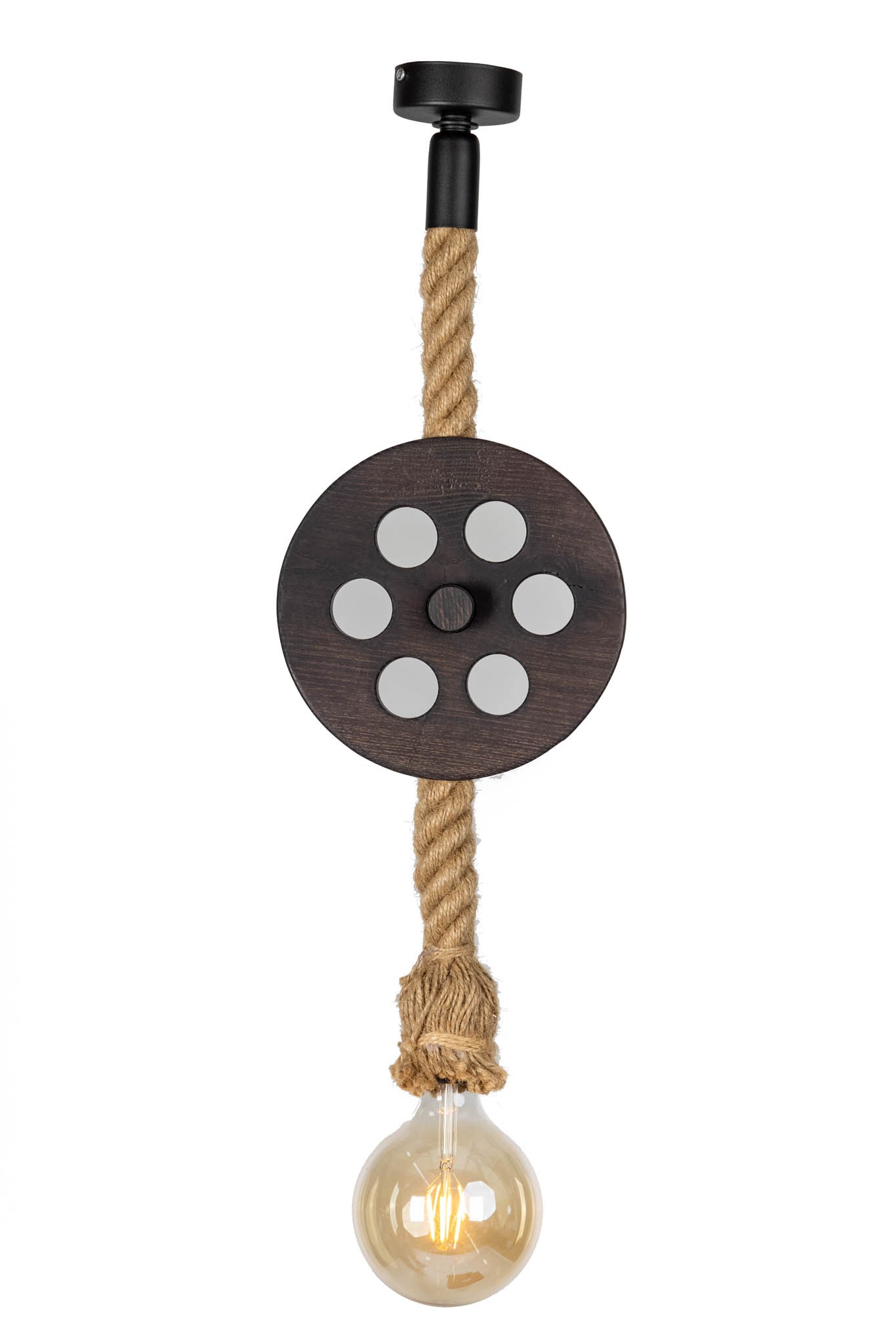 Závěsné svítidlo loftové LOCH NESS wenge