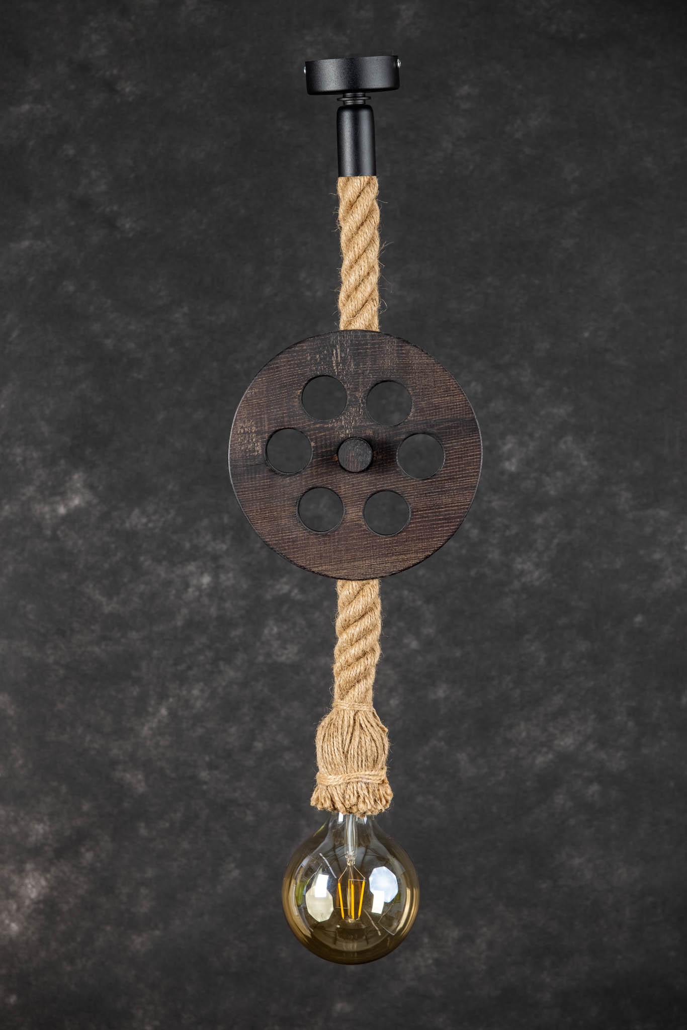 Závěsné svítidlo loftové LOCH NESS wenge