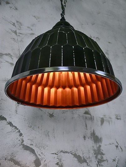 Závěsné svítidlo Assia Industrial Hak Black/Gold